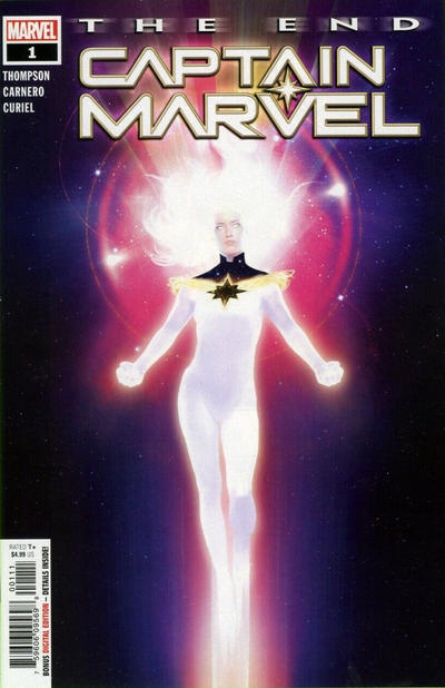 Cover for Captain Marvel: The End (Marvel, 2020 series) #1 [Peach Momoko]