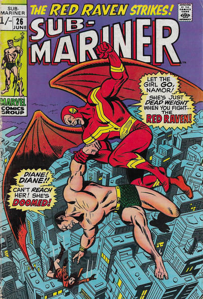 Cover for Sub-Mariner (Marvel, 1968 series) #26 [British]