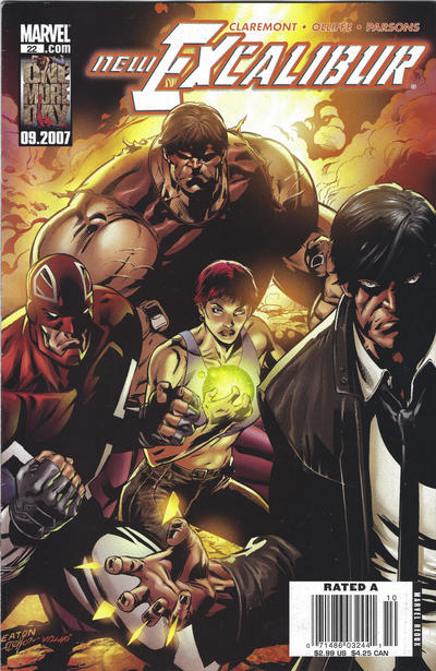 Cover for New Excalibur (Marvel, 2006 series) #22 [Newsstand]
