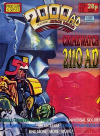 Cover Thumbnail for 2000 AD (Fleetway Publications, 1987 series) #538