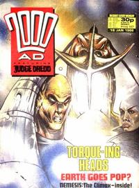 Cover for 2000 AD (Fleetway Publications, 1987 series) #557