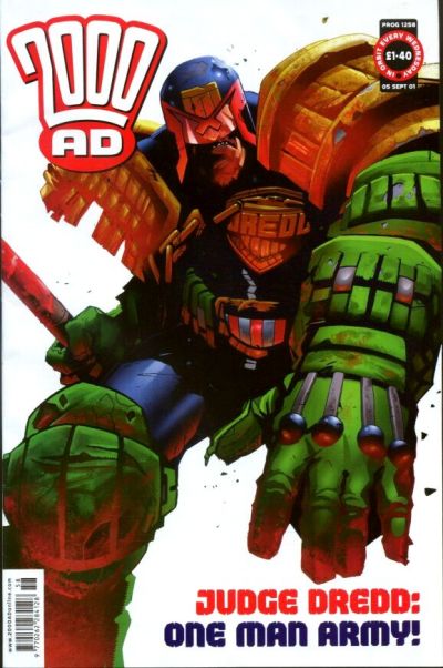 Cover for 2000 AD (Egmont UK, 2000 series) #1258