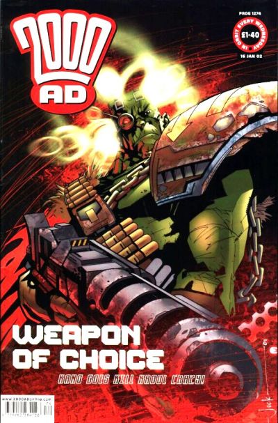 Cover for 2000 AD (Rebellion, 2001 series) #1274