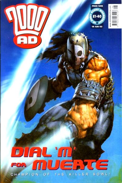 Cover for 2000 AD (Rebellion, 2001 series) #1296