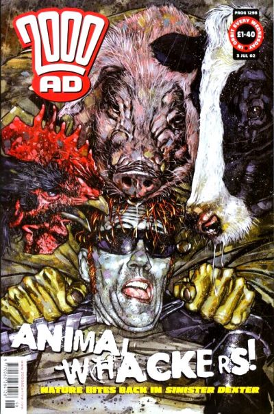 Cover for 2000 AD (Rebellion, 2001 series) #1298