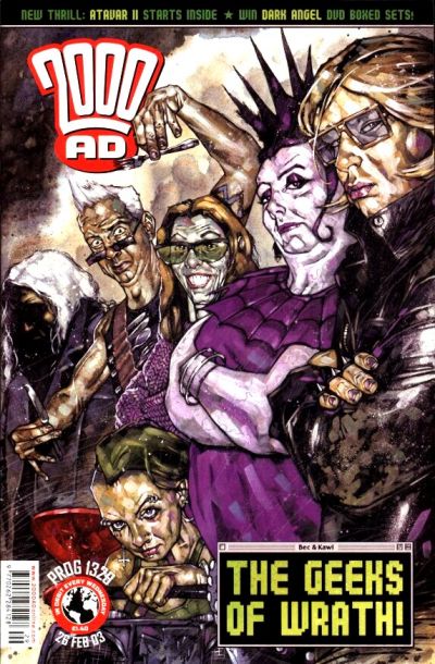 Cover for 2000 AD (Rebellion, 2001 series) #1329