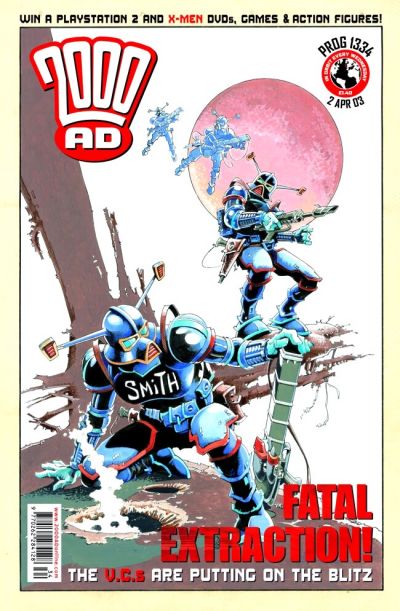 Cover for 2000 AD (Rebellion, 2001 series) #1334
