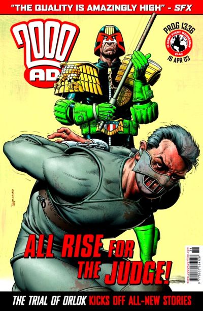 Cover for 2000 AD (Rebellion, 2001 series) #1336