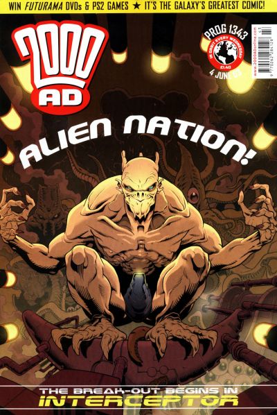 Cover for 2000 AD (Rebellion, 2001 series) #1343