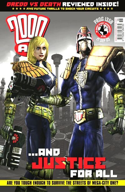 Cover for 2000 AD (Rebellion, 2001 series) #1358
