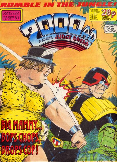 Cover for 2000 AD (Fleetway Publications, 1987 series) #539