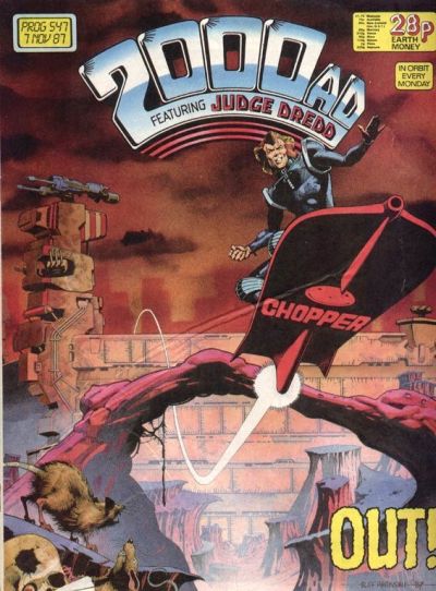 Cover for 2000 AD (Fleetway Publications, 1987 series) #547