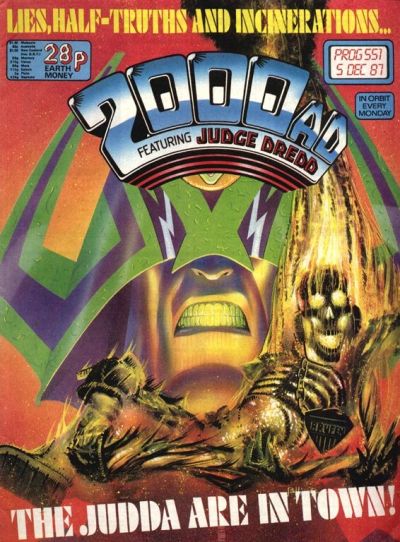 Cover for 2000 AD (Fleetway Publications, 1987 series) #551