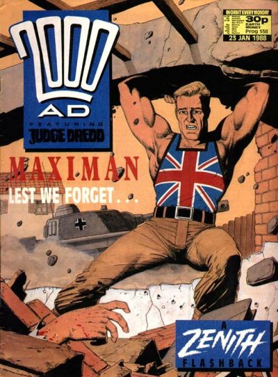 Cover for 2000 AD (Fleetway Publications, 1987 series) #558