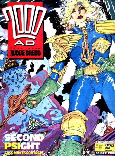 Cover for 2000 AD (Fleetway Publications, 1987 series) #607