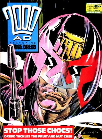 Cover for 2000 AD (Fleetway Publications, 1987 series) #614