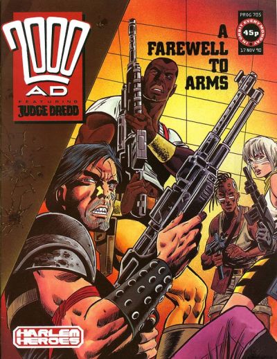 Cover for 2000 AD (Fleetway Publications, 1987 series) #705