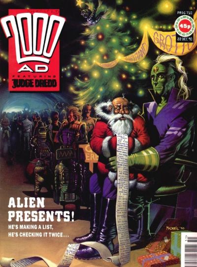 Cover for 2000 AD (Fleetway Publications, 1987 series) #710
