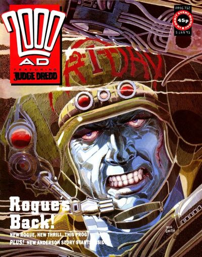 Cover for 2000 AD (Fleetway Publications, 1987 series) #712