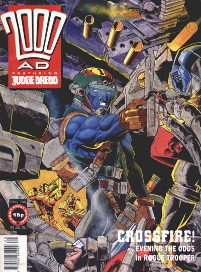 Cover for 2000 AD (Fleetway Publications, 1987 series) #740