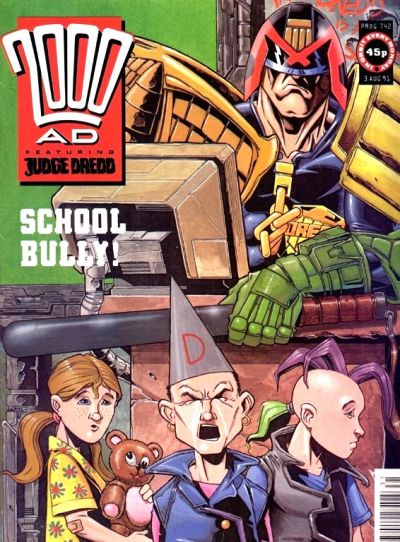 Cover for 2000 AD (Fleetway Publications, 1987 series) #742