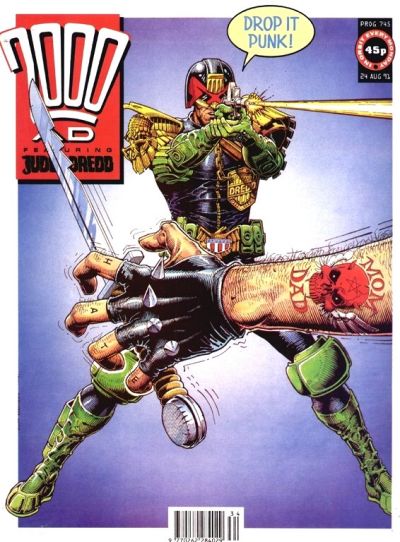 Cover for 2000 AD (Fleetway Publications, 1987 series) #745