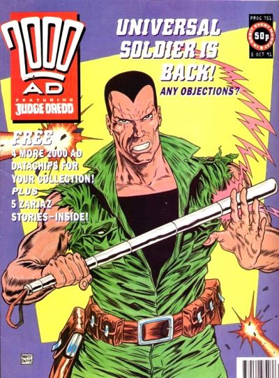 Cover for 2000 AD (Fleetway Publications, 1987 series) #751
