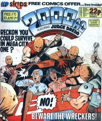 Cover for 2000 AD (IPC, 1977 series) #375