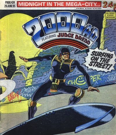Cover for 2000 AD (IPC, 1977 series) #424
