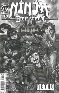 Cover Thumbnail for Ninja High School (Antarctic Press, 2014 series) #177 [Retro Cover]