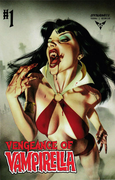 Cover for Vengeance of Vampirella (Dynamite Entertainment, 2019 series) #1 [Cover A Joshua Middleton]