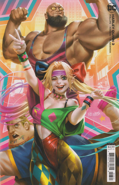 Cover for Harley Quinn (DC, 2021 series) #3 [Derrick Chew Cardstock Variant Cover]