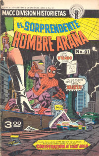 Cover Thumbnail for El Sorprendente Hombre Araña (Editorial OEPISA, 1974 series) #81