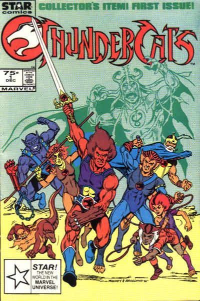Cover for Thundercats (Marvel, 1985 series) #1 [Second Printing]