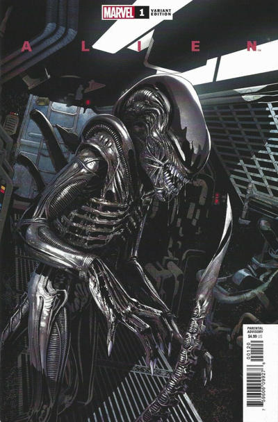 Cover for Alien (Marvel, 2021 series) #1 [Salvador Larroca Cover]