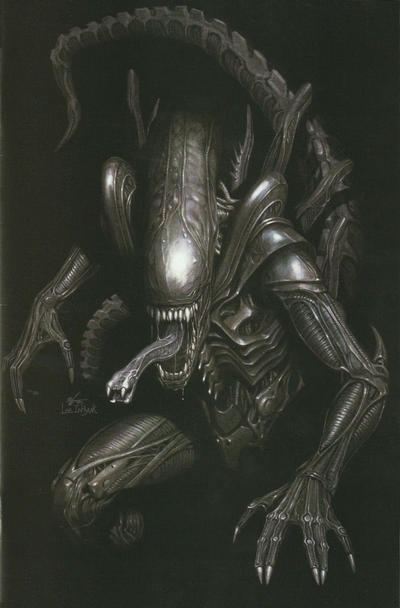 Cover for Alien (Marvel, 2021 series) #1 [InHyuk Lee Virgin Cover]