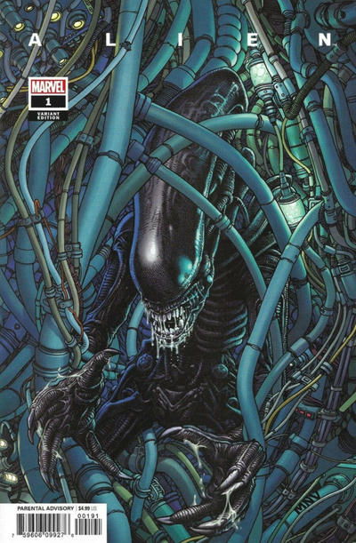 Cover for Alien (Marvel, 2021 series) #1 [Steve McNiven Cover]