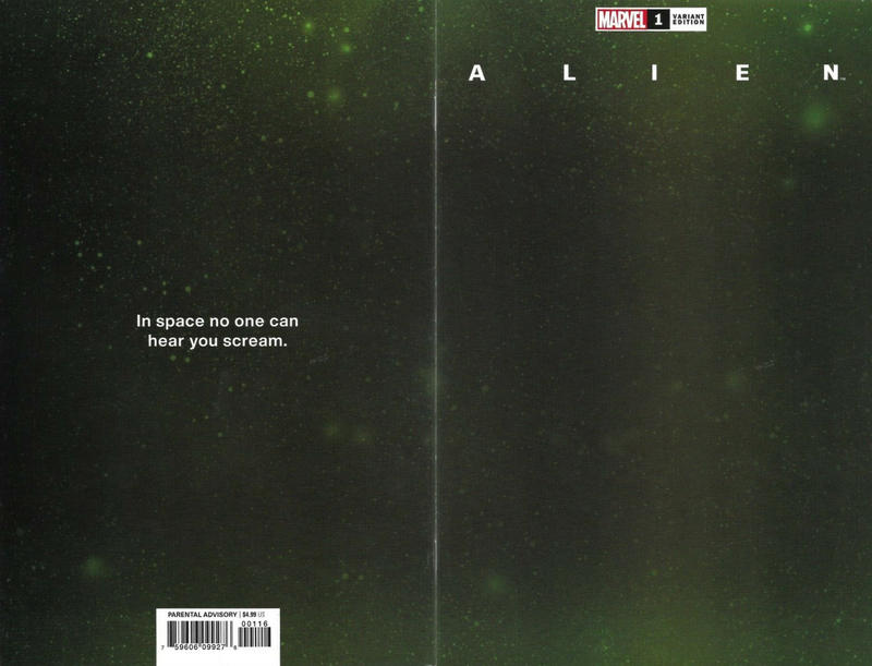 Cover for Alien (Marvel, 2021 series) #1 [Wraparound Starfield Cover]