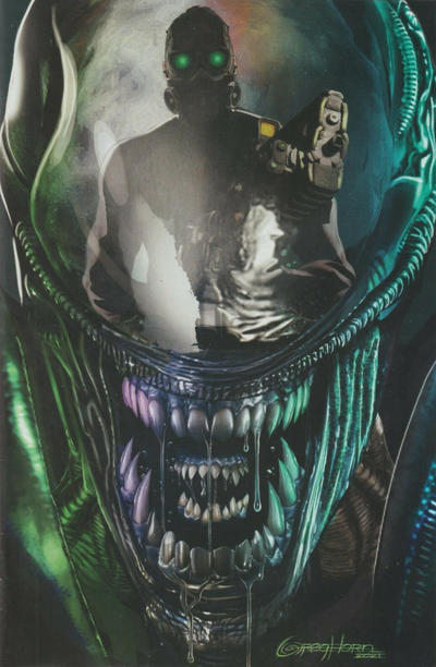 Cover for Alien (Marvel, 2021 series) #1 [Bird City Comics Exclusive - Greg Horn Cover B]