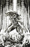 Cover Thumbnail for Alien (2021 series) #1 [Frankie's Comics Exclusive - Kael Ngu Black and White]