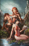 Cover Thumbnail for Vampirella / Red Sonja (2019 series) #1 [Unknown Comics Exclusive - Chris Ehnot]
