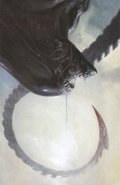 Cover for Alien (Marvel, 2021 series) #1 [Gabriele Dell'Otto Virgin Art Cover]