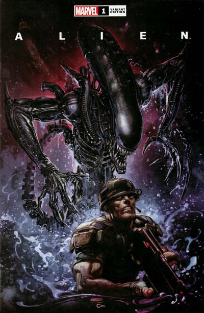 Cover for Alien (Marvel, 2021 series) #1 [Clayton Crain Cover A]