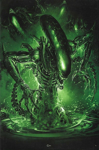 Cover for Alien (Marvel, 2021 series) #1 [Clayton Crain Cover C]