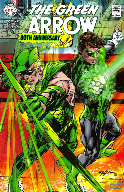 Cover for Green Arrow 80th Anniversary 100-Page Super Spectacular (DC, 2021 series) #1 [1960s Variant Cover by Neal Adams]