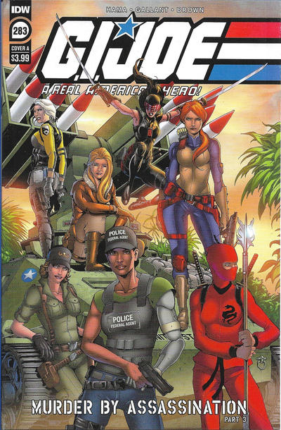 Cover for G.I. Joe: A Real American Hero (IDW, 2010 series) #283 [Cover A - Andrew Lee Griffith]