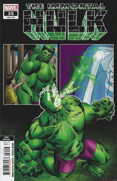 Cover for Immortal Hulk (Marvel, 2018 series) #35 [Third Printing]
