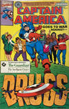Cover Thumbnail for Captain America Goes to War Against Drugs (1990 series) #1 [NYSALU/Guardian]