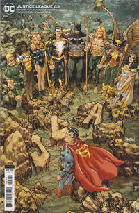 Cover Thumbnail for Justice League (DC, 2018 series) #63 [Dan Panosian Cardstock Variant Cover]