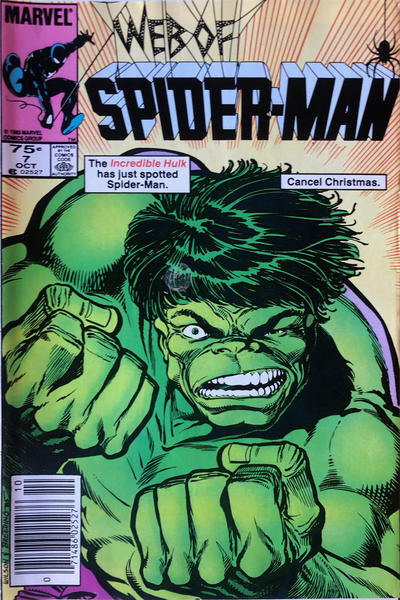 Cover for Web of Spider-Man (Marvel, 1985 series) #7 [Newsstand]